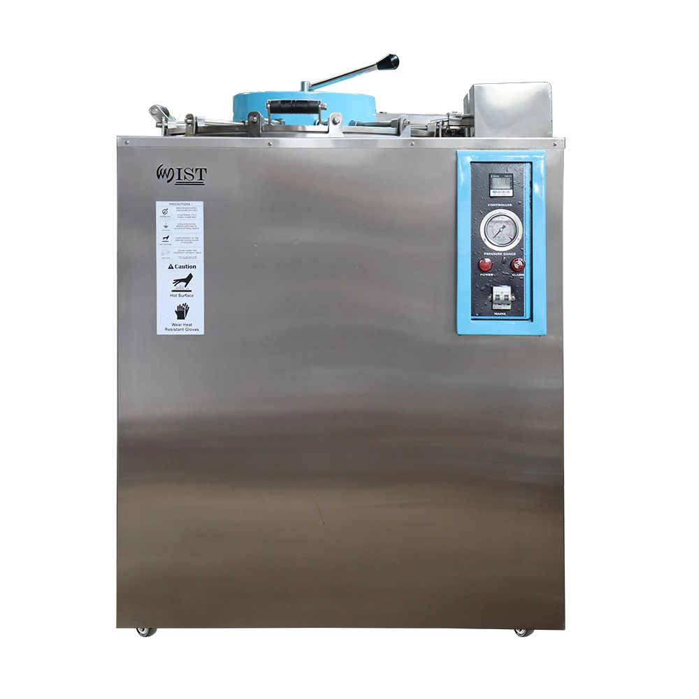 WIST vertical autoclave with single lever for efficient sterilization in laboratories