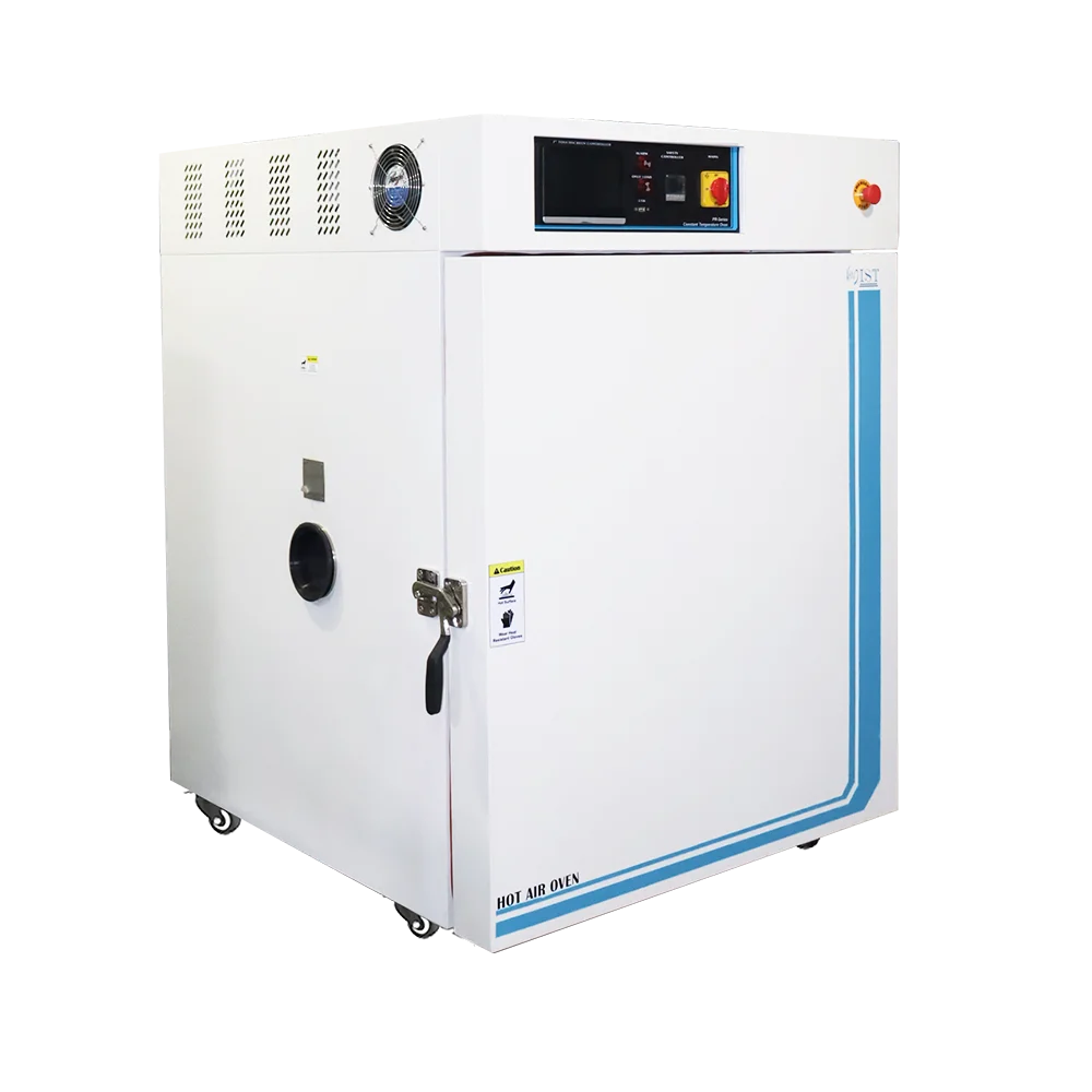 Industrial drying oven capable of reaching 400 degrees Celsius for material processing