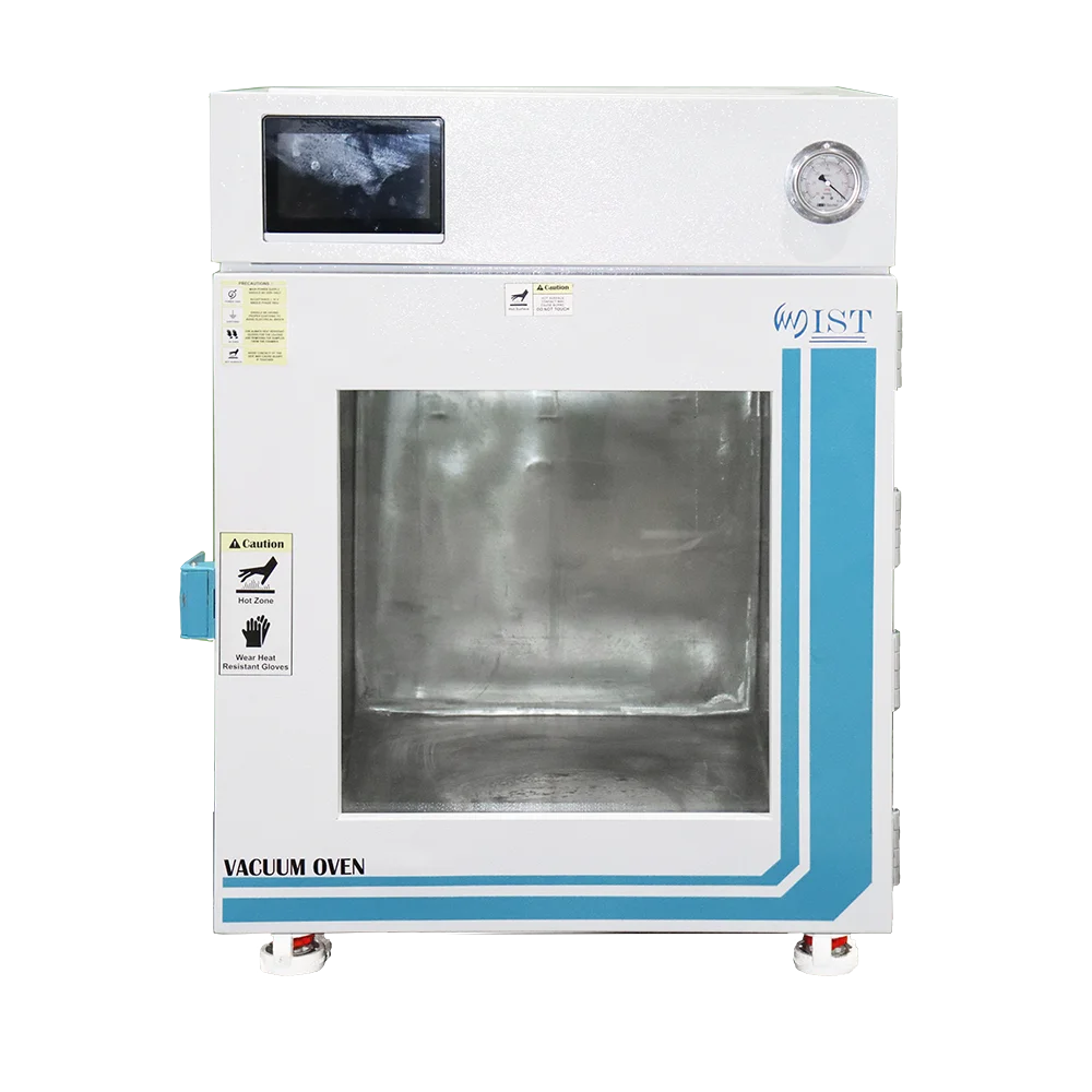 Vacuum oven with tempered glass window by WIST used in laboratory applications